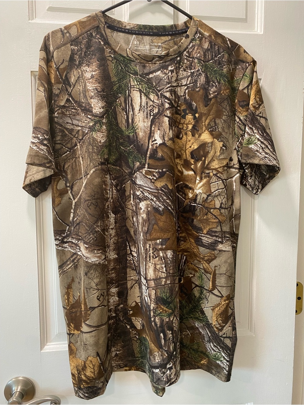 Under Armour Short Sleeve Realtree Camo Tee - Brown/Green